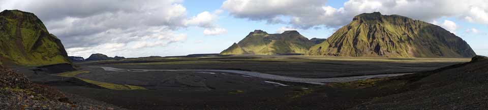 Kein Handyempfang - Aber was für eine Landschaft! Þakgil bei Vík.